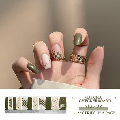 N224 Matcha Checkerboard