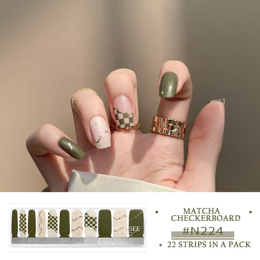 N224 Matcha Checkerboard